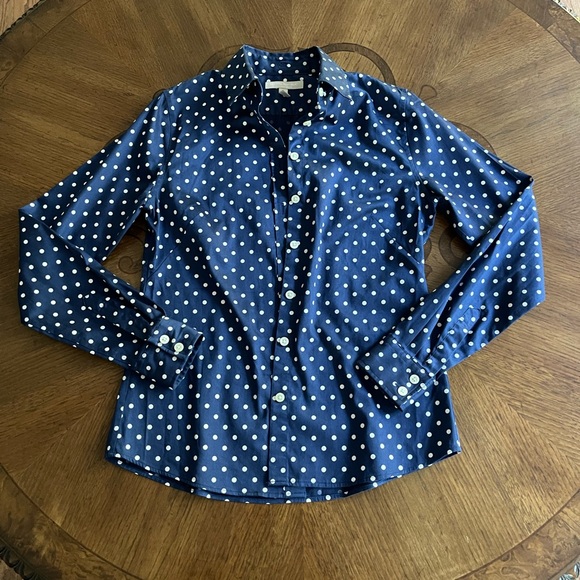 BR Polka Dot Button Down - Picture 4 of 9